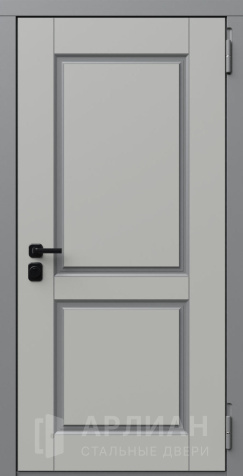 Фото «Серая входная квартирная дверь №714»