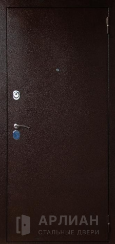 Фото «Дверь с порошковым напылением коричневого цвета и шумоизоляцией №14»