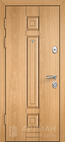 Фото №2 «Металлическая коричневая дверь МДФ с доводчиком и глазком №567»